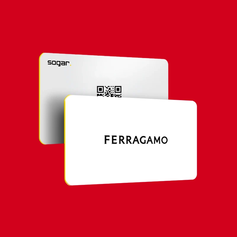 ferragamo pvc NFC card