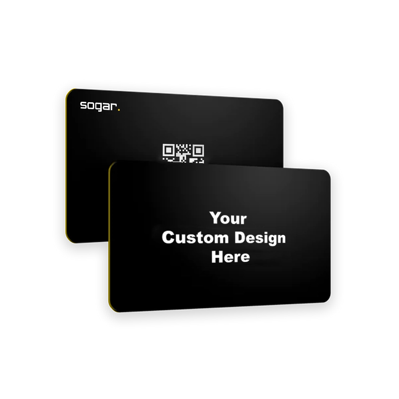 black pvc NFC card