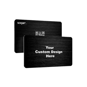 black metal NFC card